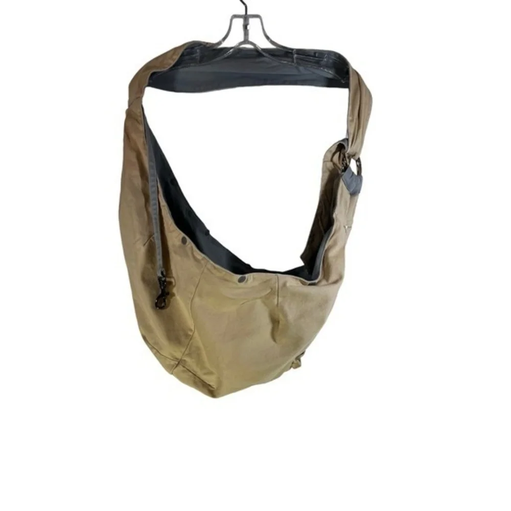 SPETYLE Large Pet Carrier/ Gray/Tan/Reversible/Cacoon‎ style